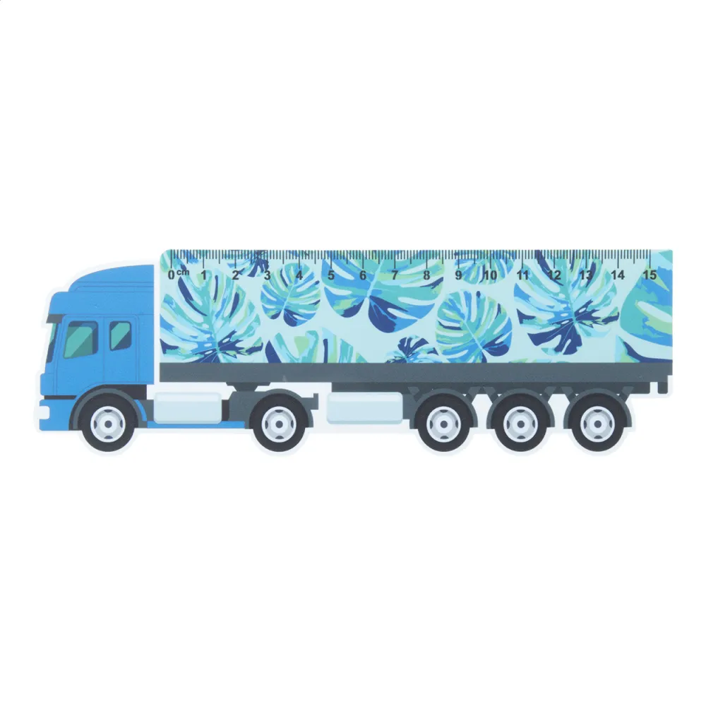 linijka 15cm, ciężarówka Trucker 15
