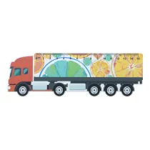 linijka 15cm, ciężarówka Trucker 15