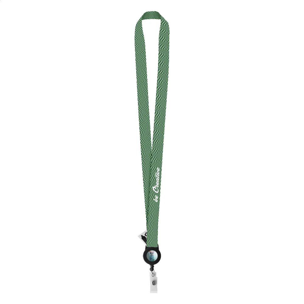personalizowana smycz sublimacyjna Subyard YoYo A RPET