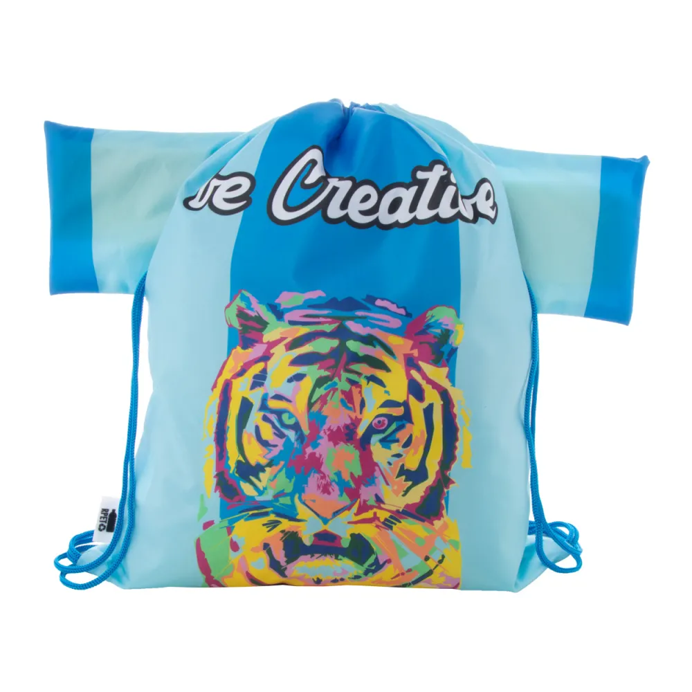 personalizowany worek ze sznurkami CreaDraw T RPET