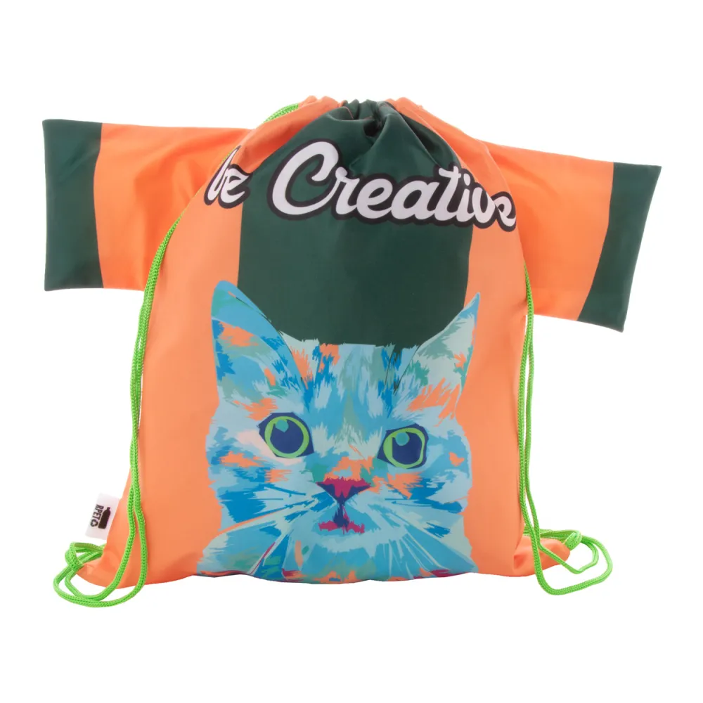 personalizowany worek ze sznurkami CreaDraw T RPET