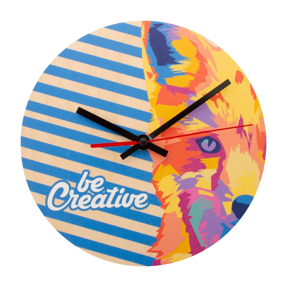 personalizowany zegar ścienny BeTime Wood D