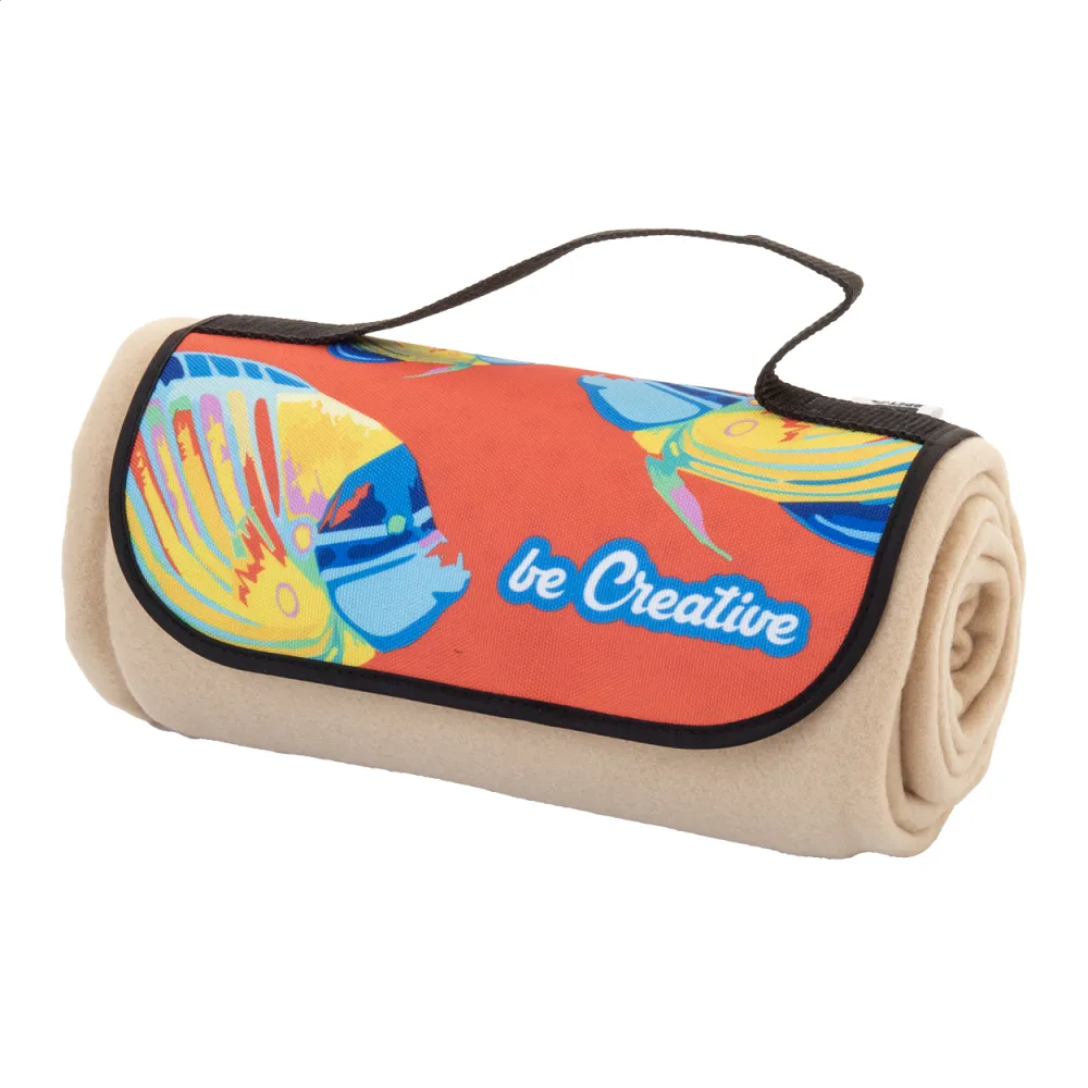 personalizowany koc polarowy RPET Reporta