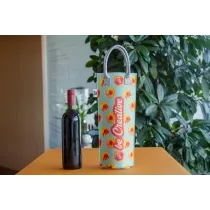 personalizowana torba na wino RPET CreaFelt Vino