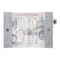 personalizowana okładka na paszport RPET CreaFelt Pass