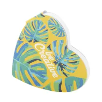 personalizowany notatnik z kartkami samoprzylepnymi CreaStick Heart