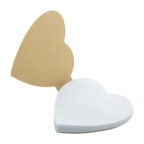 personalizowany notatnik z kartkami samoprzylepnymi CreaStick Heart Eco