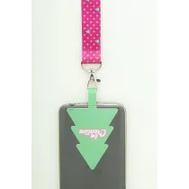 personalizowana smycz RPET na nadgarstek z uchwytem na telefon SuboFob Mobile Xmas
