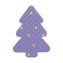 personalizowany magnes na lodówkę z motywem świątecznym Woofri Xmas