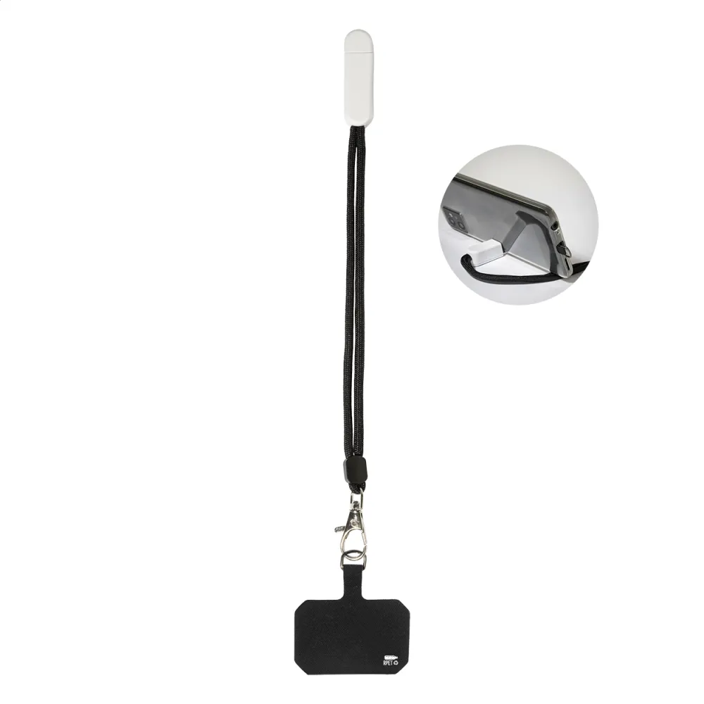 Opaska na nadgarstek z uchwytem na telefon komórkowy RPET CuffStand