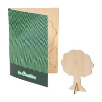 niestandardowa pocztówka z puzzlami, drzewo SendCraft