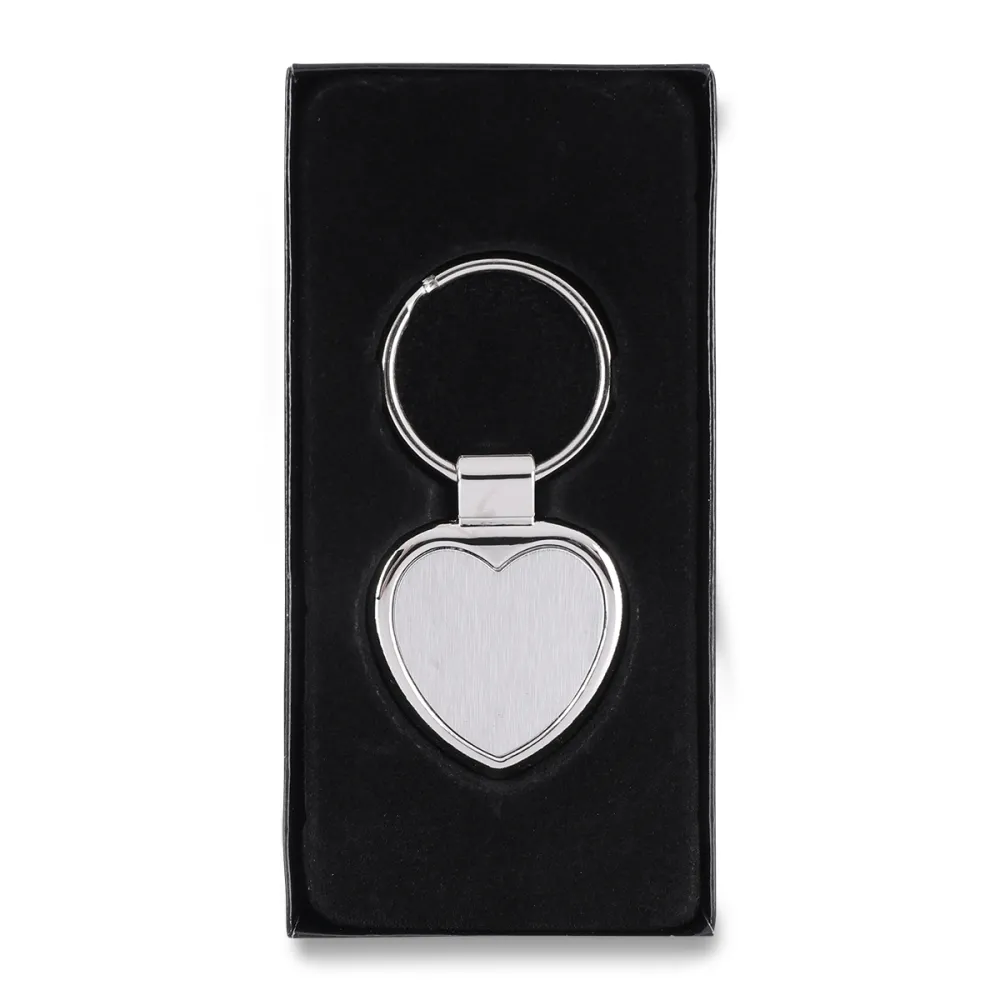 Brelok metalowy Stout Heart, srebrny