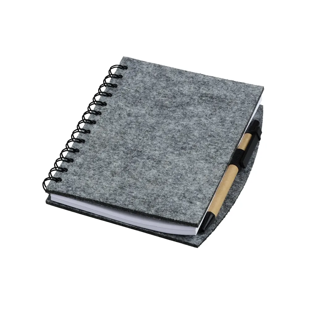 Notes z filcu Felt Now, szary