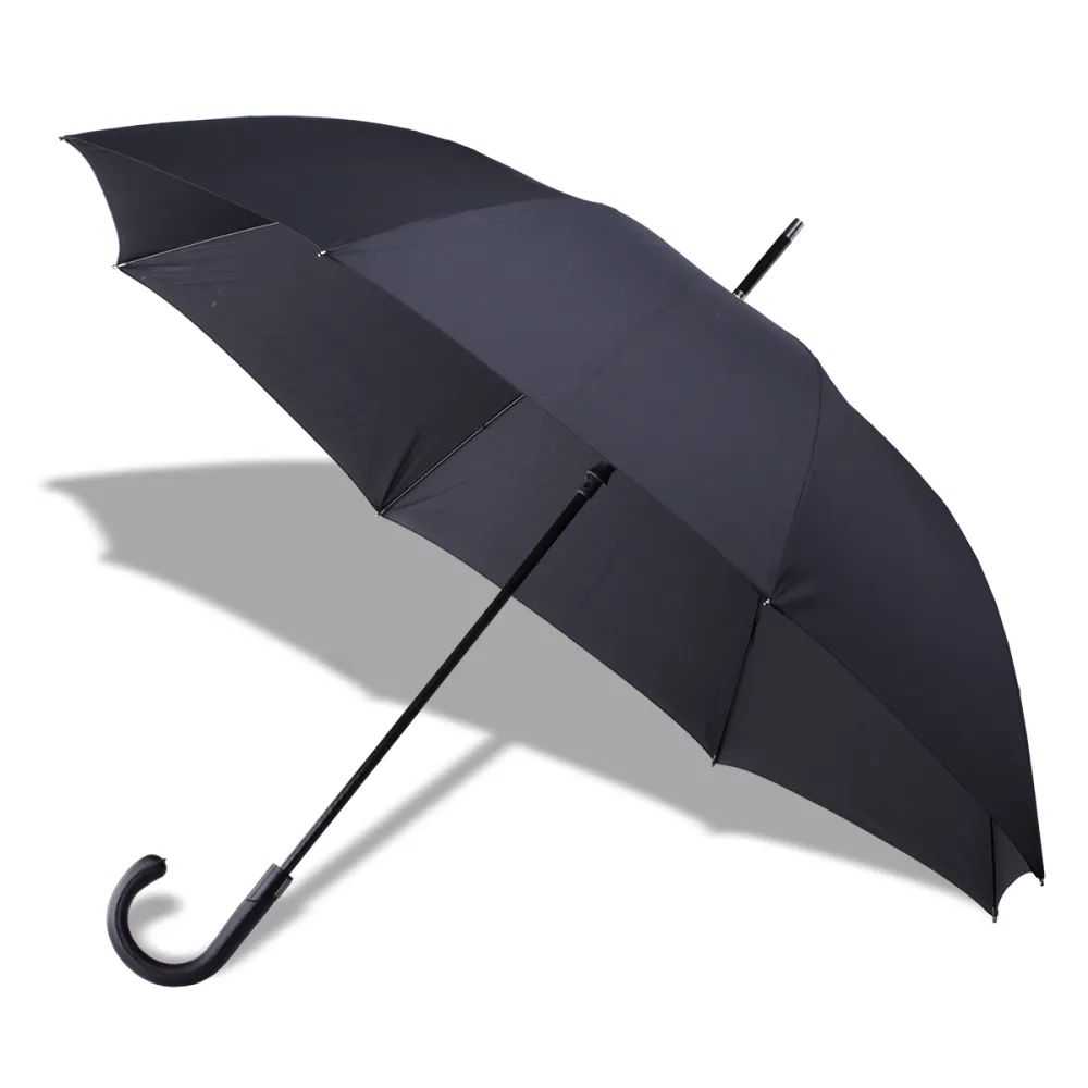 Elegancki parasol Lausanne, czarny - druga jakość