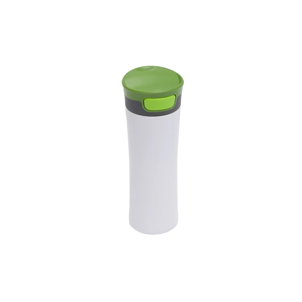 Kubek termiczny Telescope 430 ml, biały/zielony