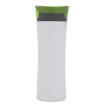 Kubek termiczny Telescope 430 ml, biały/zielony