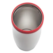 Kubek termiczny Viki 390 ml, czerwony/biały