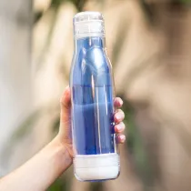 Butelka szklana z osłoną Smart 520 ml, niebieski