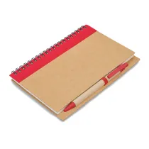 Notes z długopisem Dalvik, czerwony