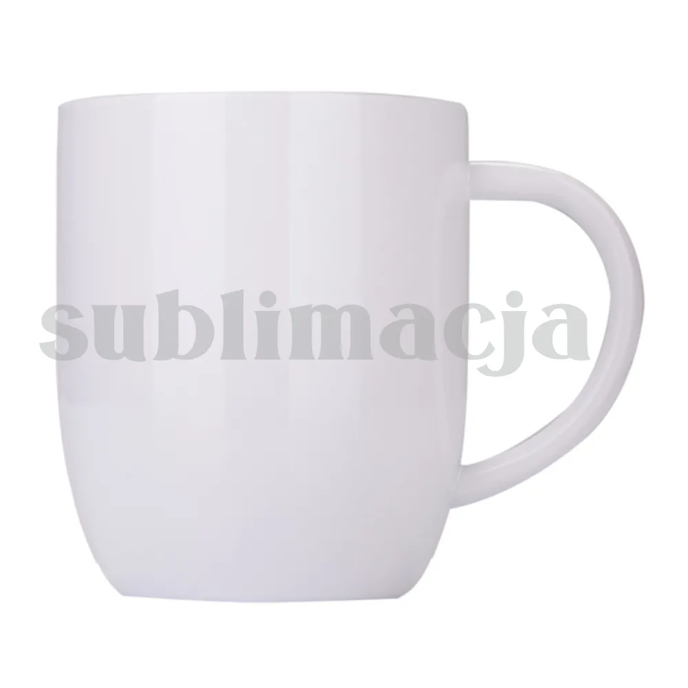 Kubek stalowy Day Alis z powłoką sublimacyjną 350 ml, biały