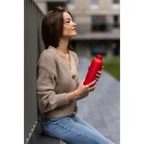 Butelka termiczna Mendoza 500 ml, czerwony