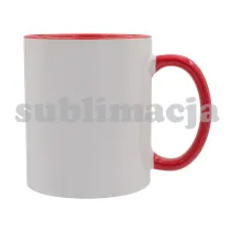 Kubek z powłoką sublimacyjną Gaeta 330 ml, czerwony