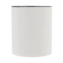 Kubek z powłoką sublimacyjną Gaeta 330 ml, czarny