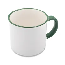 Kubek z powłoką sublimacyjną Ars 400 ml, ciemny zielony