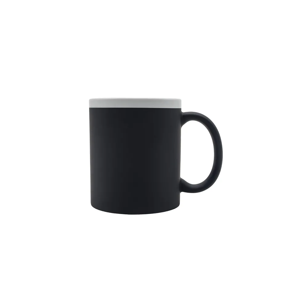 Kubek ceramiczny Velutti 350 ml, czarny