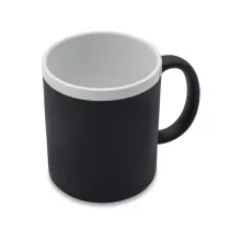 Kubek ceramiczny Velutti 350 ml, czarny