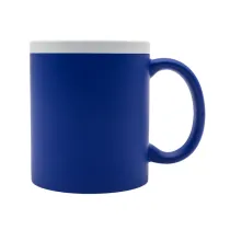 Kubek ceramiczny Velutti 350 ml, niebieski