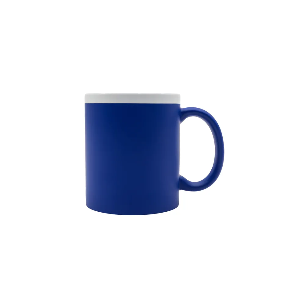 Kubek ceramiczny Velutti 350 ml, niebieski