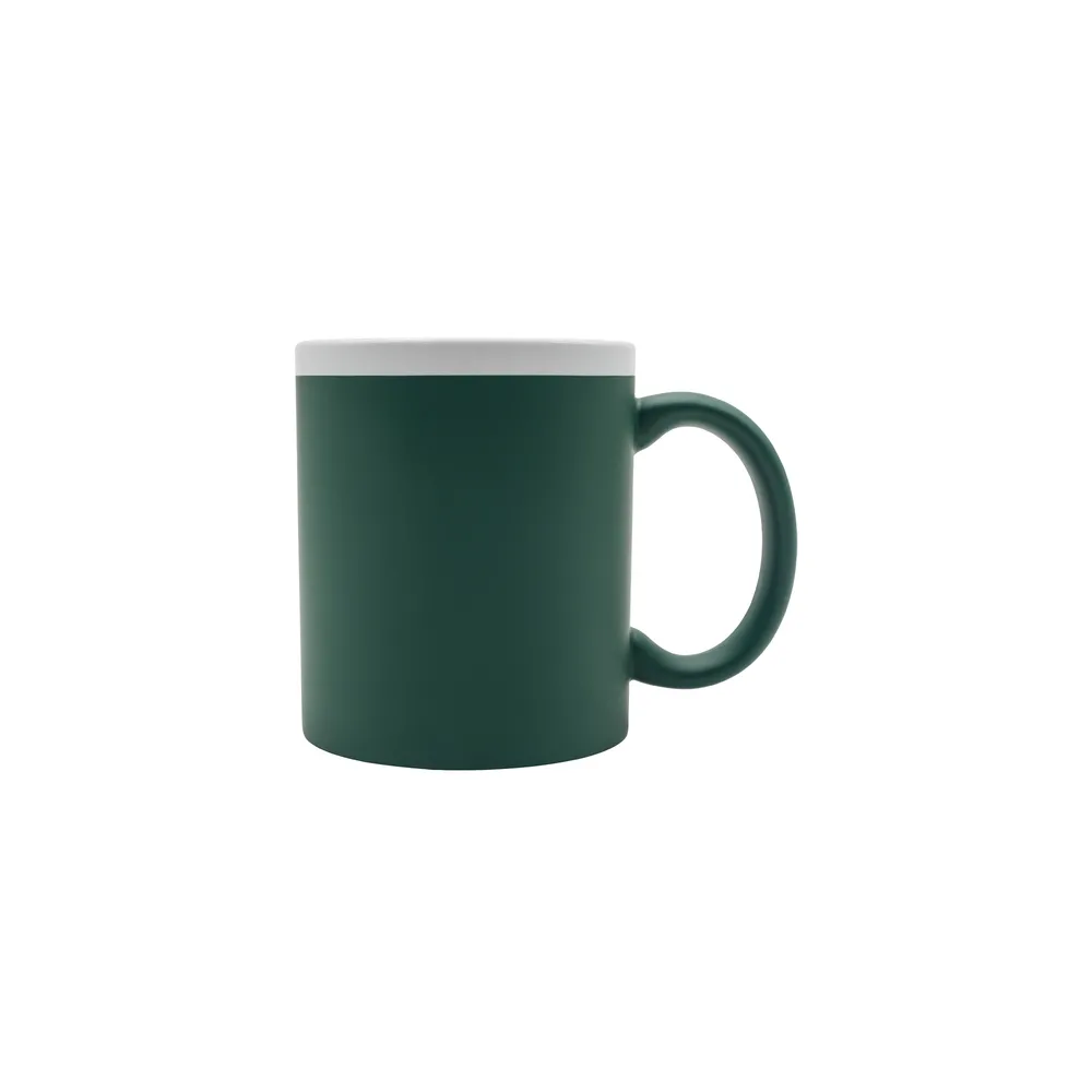 Kubek ceramiczny Velutti 350 ml, zielony