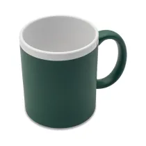 Kubek ceramiczny Velutti 350 ml, zielony