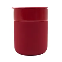 Kubek ceramiczny Caldo 370 ml, czerwony