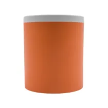 Kubek ceramiczny Velutti 350 ml, pomarańczowy