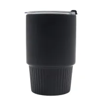 Kubek ceramiczny Azzurro 440 ml, czarny