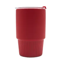 Kubek ceramiczny Azzurro 440 ml, czerwony