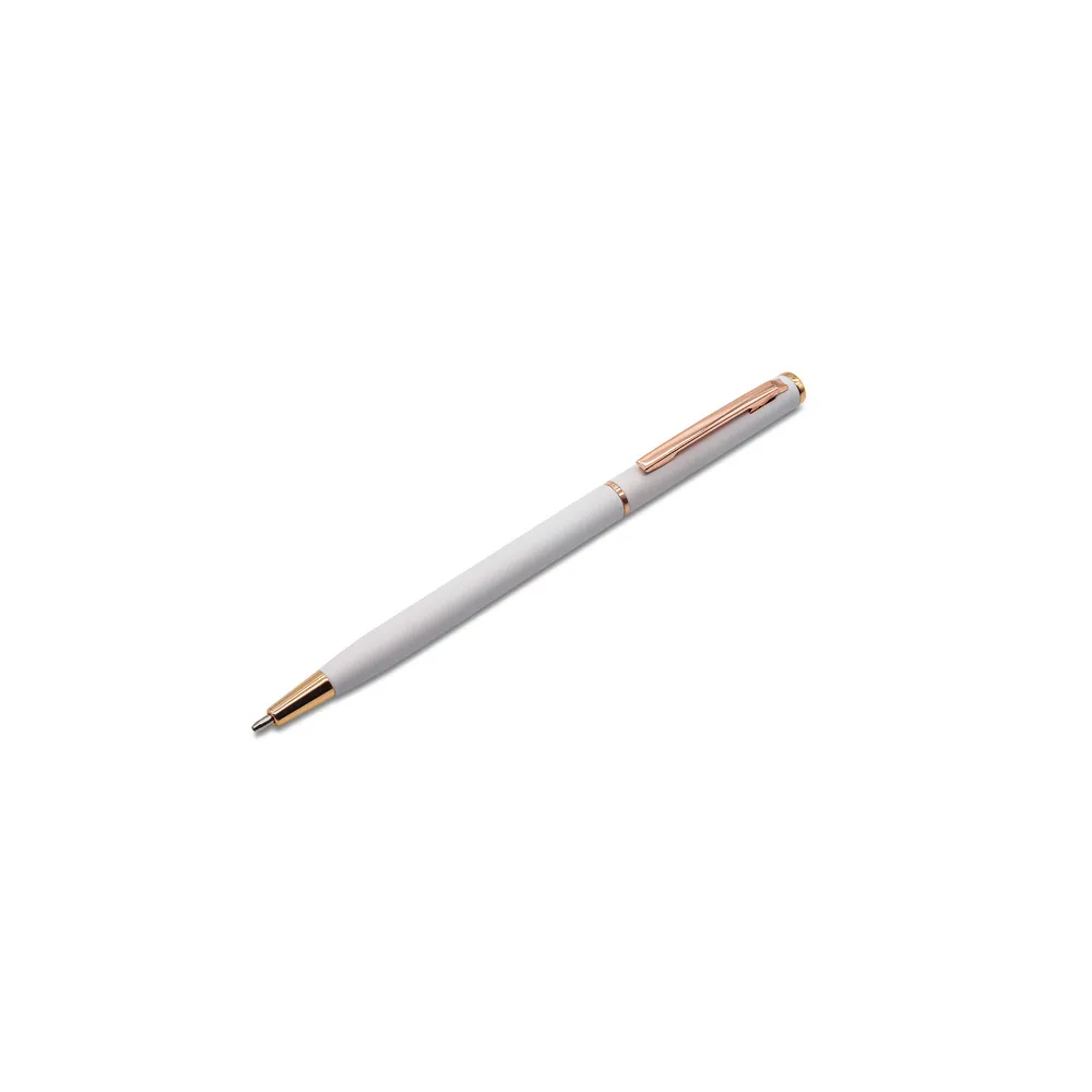 Długopis aluminiowy Lumina, biały