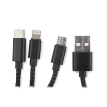 Kabel USB 3 w 1 LUX
