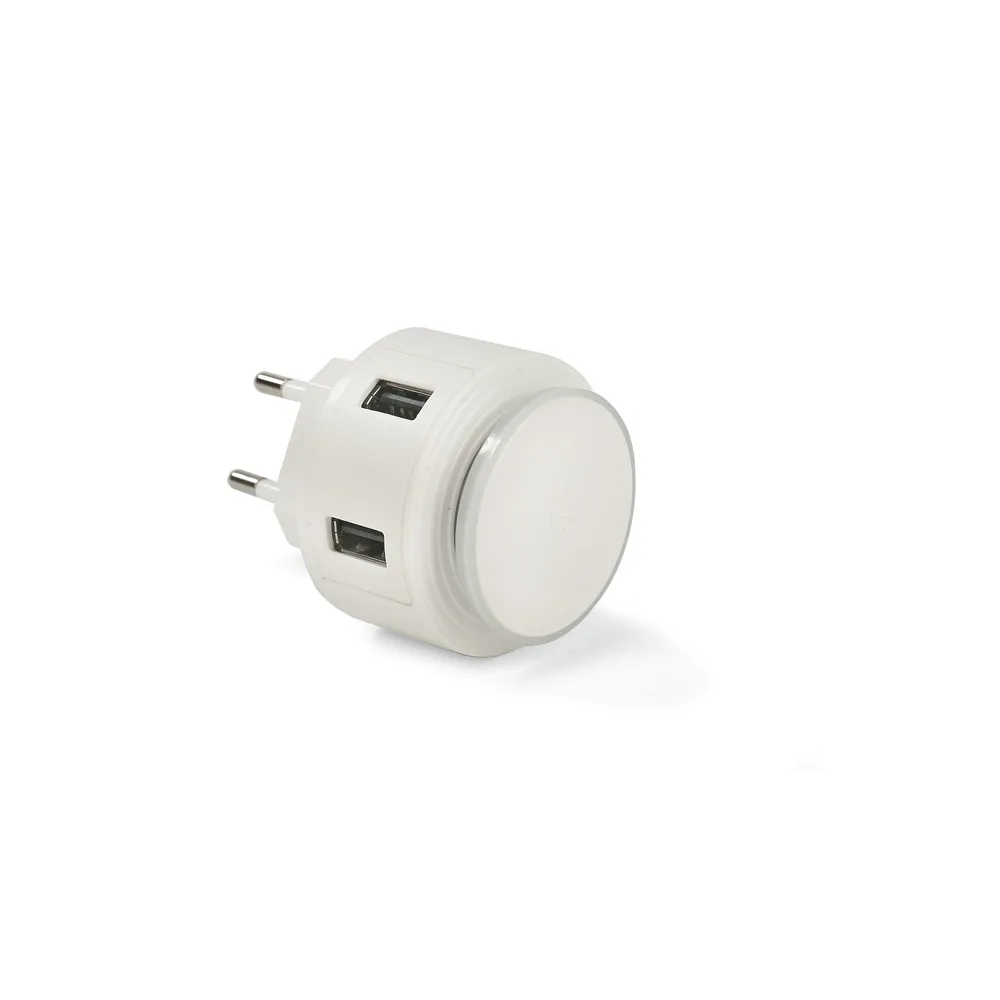 Ładowarka sieciowa USB z lampką nocną NOTTO