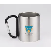 Kubek z karabińczykiem CAMPIC 200 ml