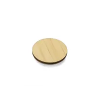 Przypinka bambusowa ROUND