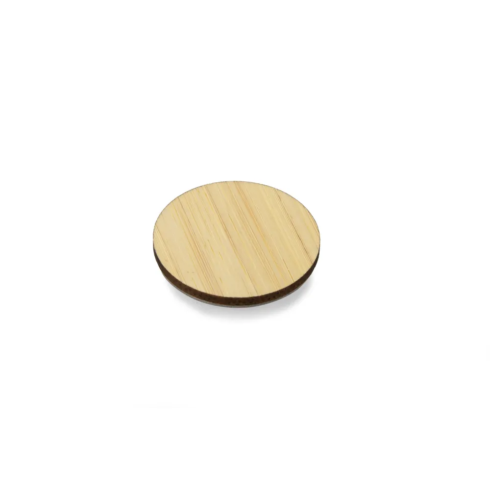 Przypinka bambusowa ROUND