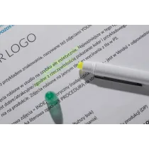 Długopis z zakreślaczem FLUO
