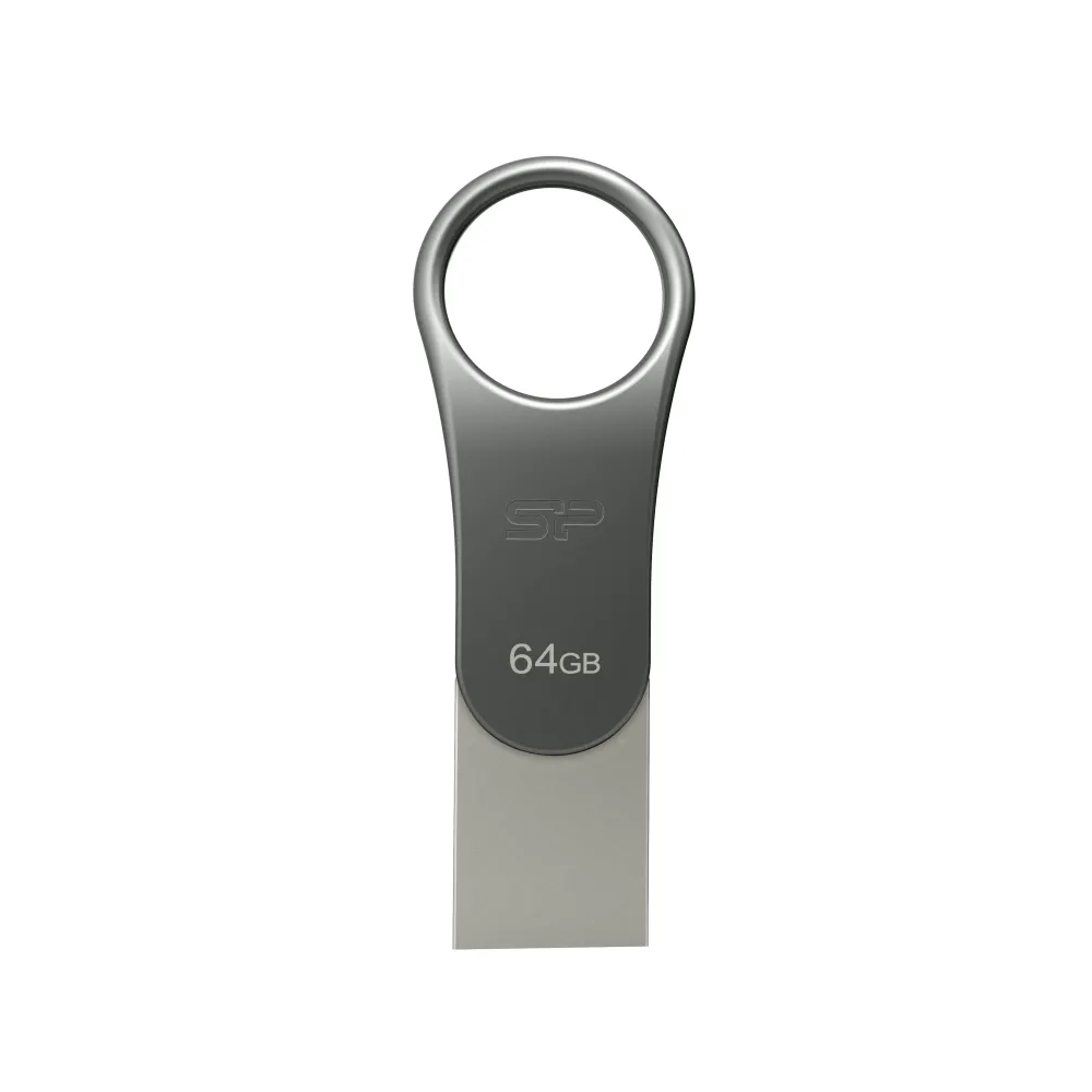 Pendrive z wejściem USB typu C Mobile C80, 64GB 3.2 Silicon Power