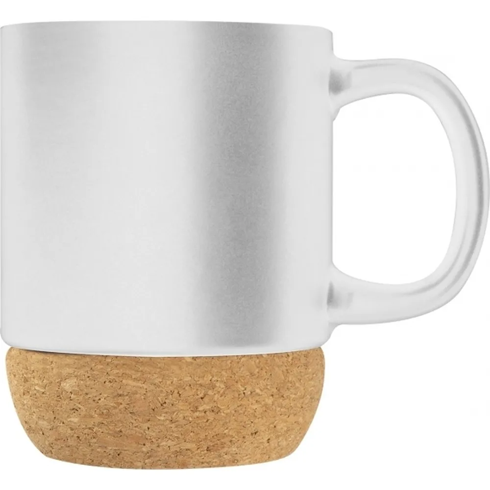 Kubek ceramiczny z korkiem GISTEL 350 ml