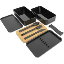 Lunch box 2x600 ml ze sztućcami PESCARA