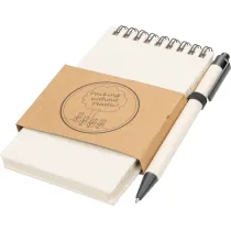 Notes A6 w linie z kartonu po mleku z długopisem AUSTIN