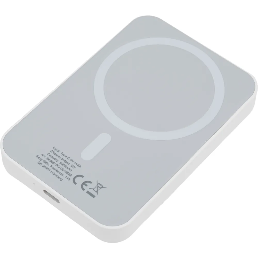 Power bank 5000 mAh z ładowarką indukcyjną WELS